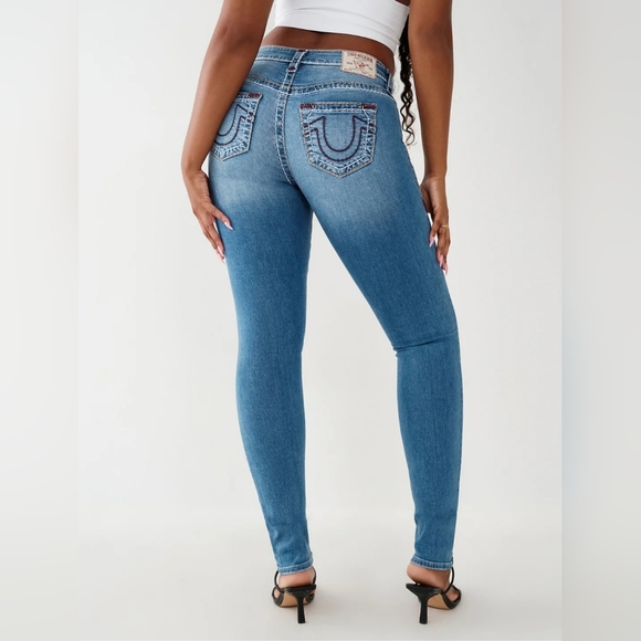 True Religion Denim - True Religion Stella Midrise Skinny Super T Jeans Size 26